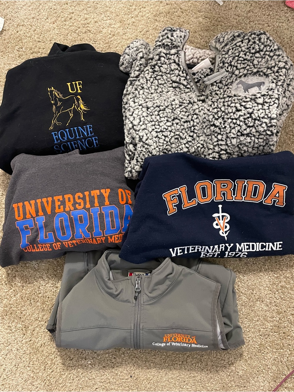University of Florida Vet Med, Equine Science and Quarter Horse jackets and vest
